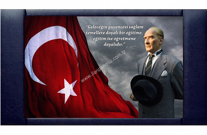 Ataturk-Makam-Panosu-Deri-cerceveli-Modeli-100x160-cm