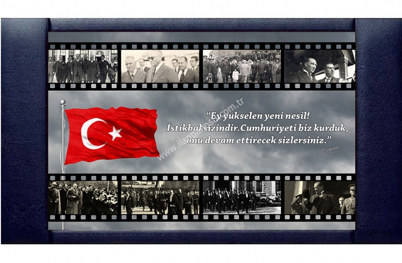 Deri-cerceveli-Ataturk-Resimli-Makam-Panosu-imalati-100x160-cm