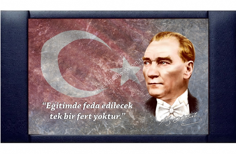 Deri-cerceveli-Ataturk-Portreli-Makam-Arkaligi-100x160-cm