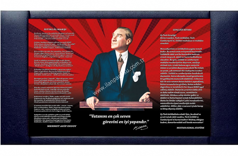 Deri-cerceveli-Makam-Arkasi-Ataturk-Panosu-imalati-100x160-cm