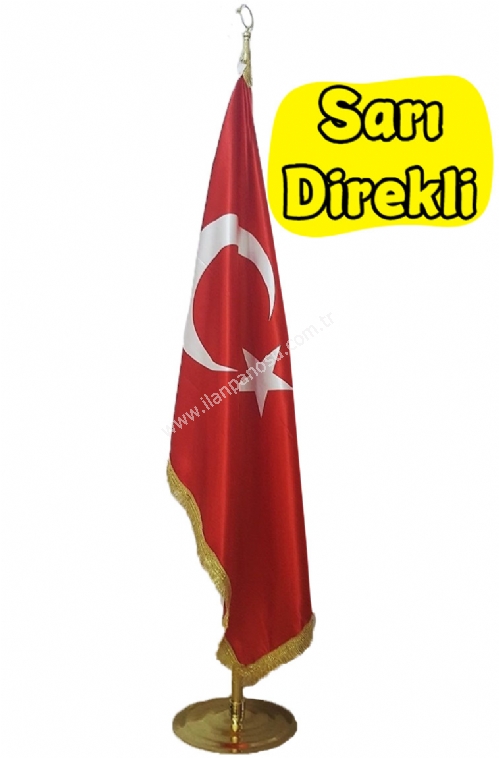 Saten-Kumasli-Etrafi-Puskullu-Turk-Bayragi-Sari-Direkli