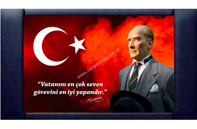 Ataturk-Resimli-Deri-cerceveli-Makam-Panosu-Satisi-110x200-cm
