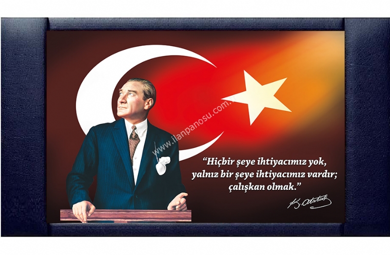 Deri-cerceveli-Makam-Odasi-Ataturk-Tablosu-85x140-cm