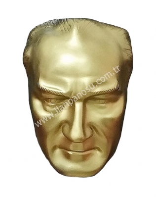 Atatrk Mask Okullar in Polyester Model 28 cm