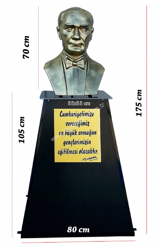Okullar-icin-Ataturk-Bustu-ve-Kaidesi-Fiyatlari,-Dis-Mekan-Kaideli-Bust-Takimi,